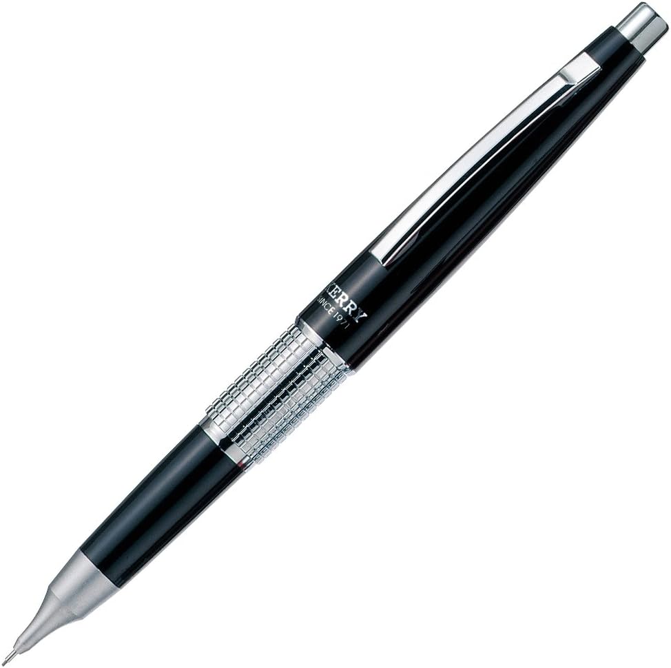 Pentel Mechanical Pencil, Kerry, 0.5mm, Black (P1035-AD)