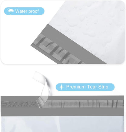 Fuxury Poly Mailers 14.5x19 Inch 50pc Shipping Bags for Small Business Mailing Envelopes for Clothing,Self Seal Shipping Envelopes Waterproof Poly bags Durable Packaging Bags Light Pink