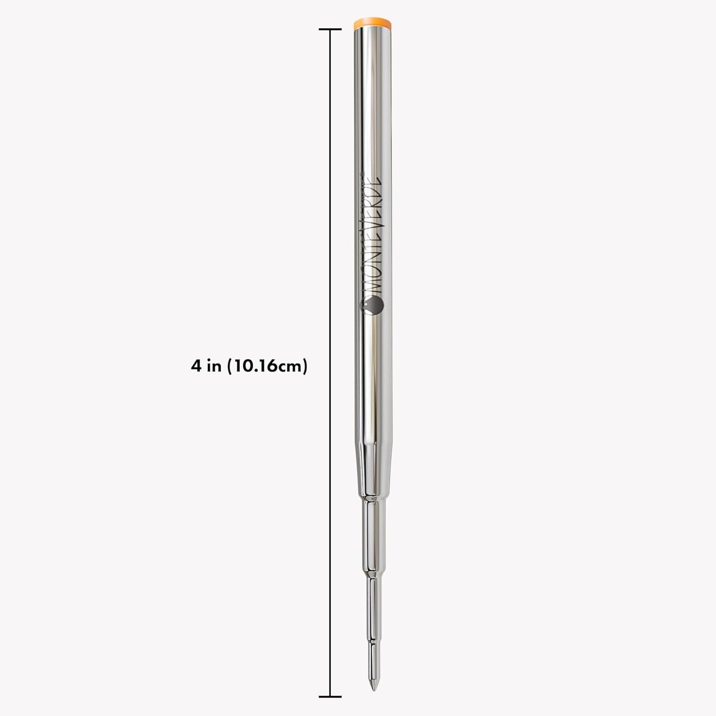 Monteverde USA Capless Ceramic Gel Refills to Fit Montblanc Ballpoint Pens, Fine Point Black Ink, Converts to Capless Rollerball, 2-Pack (M132BK)