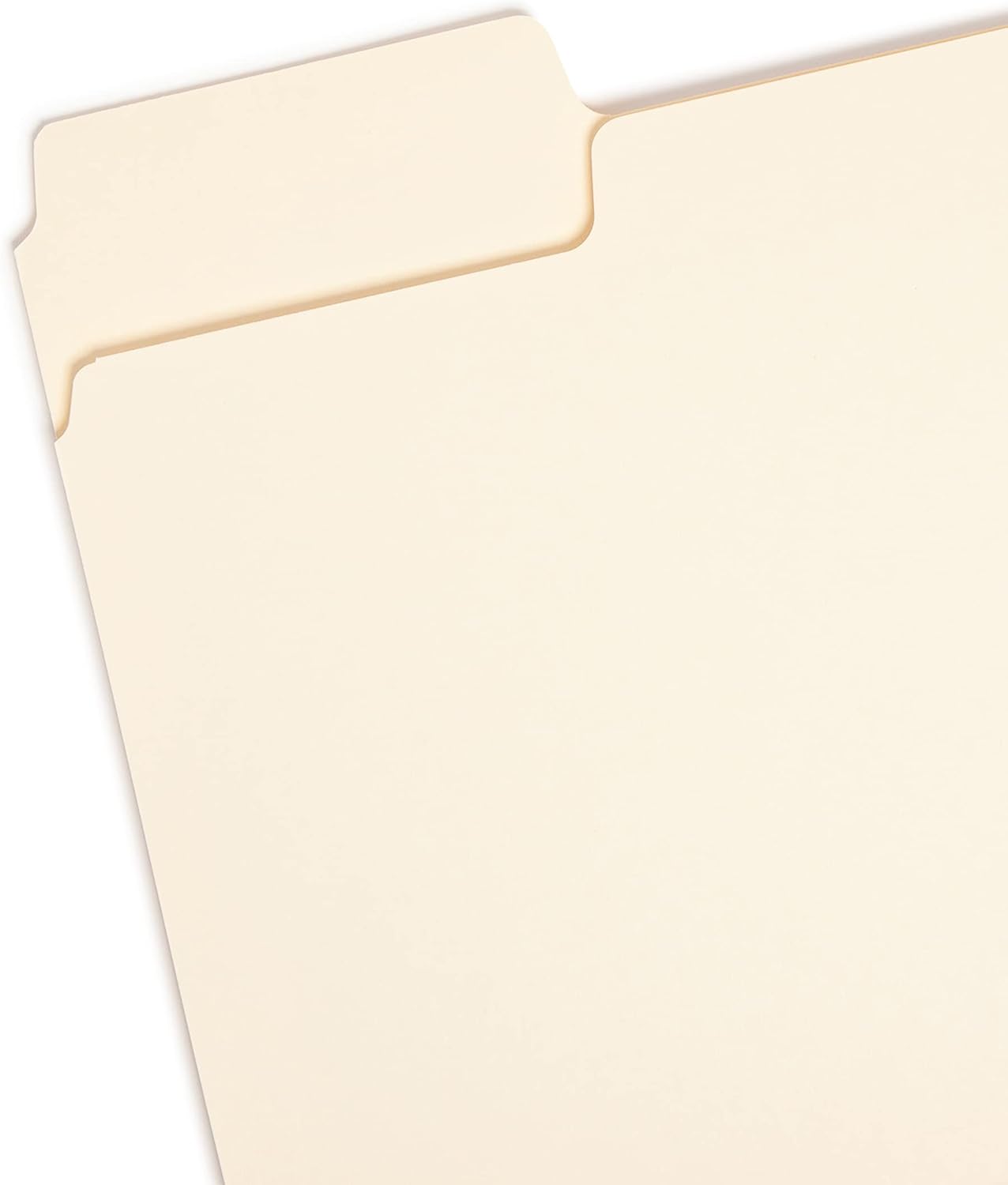 Smead SuperTab File Folder, Oversized 1/3-Cut Tab, Letter Size, Manila, 100 Per Box (10301)