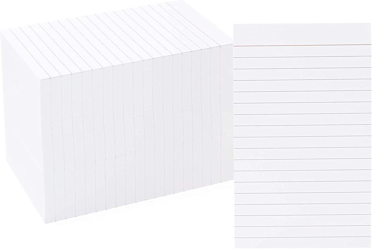 Okuna Outpost 300 Pack Vertically Ruled Index Cards - Lined Paper Vertical NoteCards - Portrait Style (3 x 5 In)