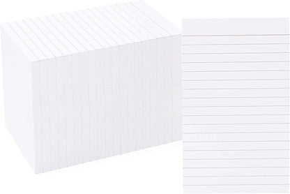 Okuna Outpost 300 Pack Vertically Ruled Index Cards - Lined Paper Vertical NoteCards - Portrait Style (3 x 5 In)