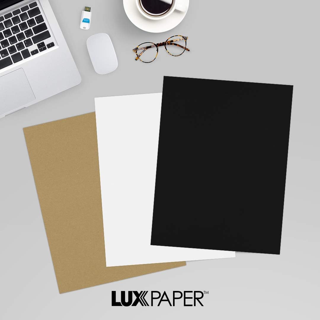 LUXPaper 8.5" x 11" Paper | Letter Size | Pastel Canary Yellow | 60lb. Text | 50 Qty