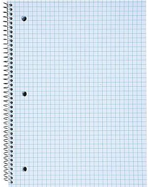 Staples Ruled Paper Graph Pad (11625M)