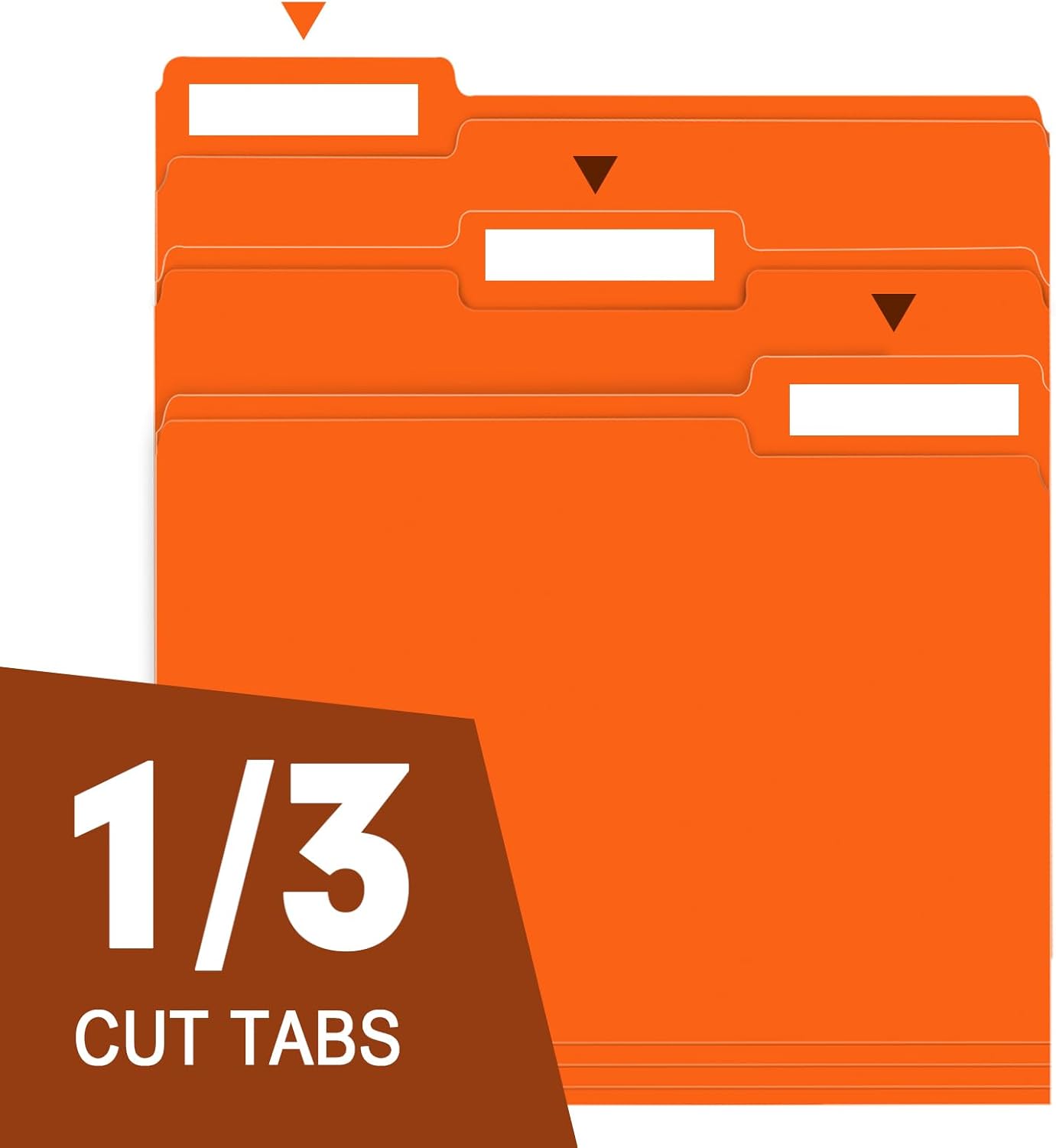 File Folder, RAZCC 150 Pack 1/3 Cut Tab File Folders Letter Size, Manila Folders, Folders with Tab, Great for Organizing and Easy File Storage