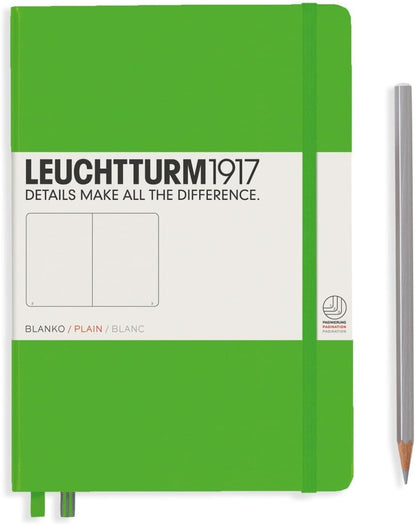 LEUCHTTURM1917 - Notebook Hardcover Medium A5-251 Numbered Pages for Writing and Journaling (Navy, Ruled)