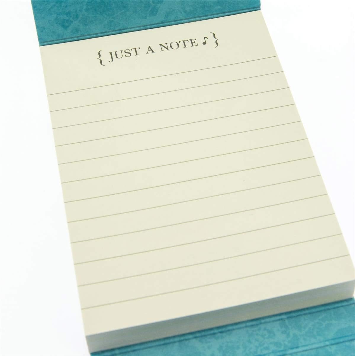 Graphique Sheet of Music Pocket Notes – Pocket Notebook with "Just a Note" Interior and Matching Sheet Music Magnetic Lid Case, 75 Full Color Pages, 3" x 4"
