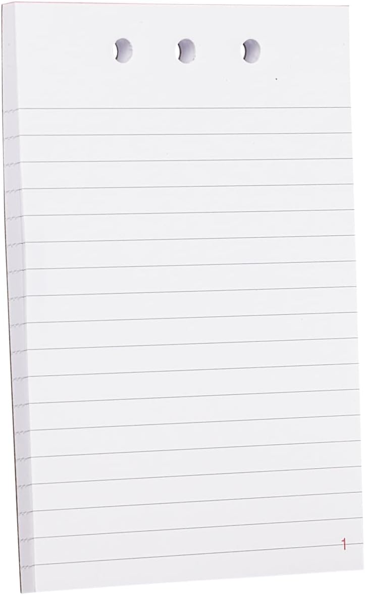 JAY-PEE Memo Book Note Pad Cover NYC Regulation Style Memo Binder with 3 Heavy Metal Rings. Includes 1 Small Size Note Pad 3" X 5" Made of Full Grain Black Leather