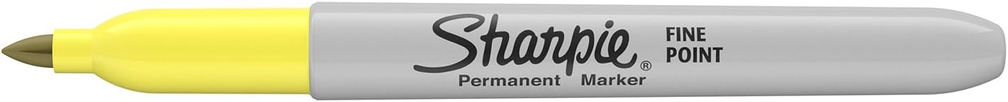 Sharpie Permanent Markers, Fine Point, Black, 12 Count