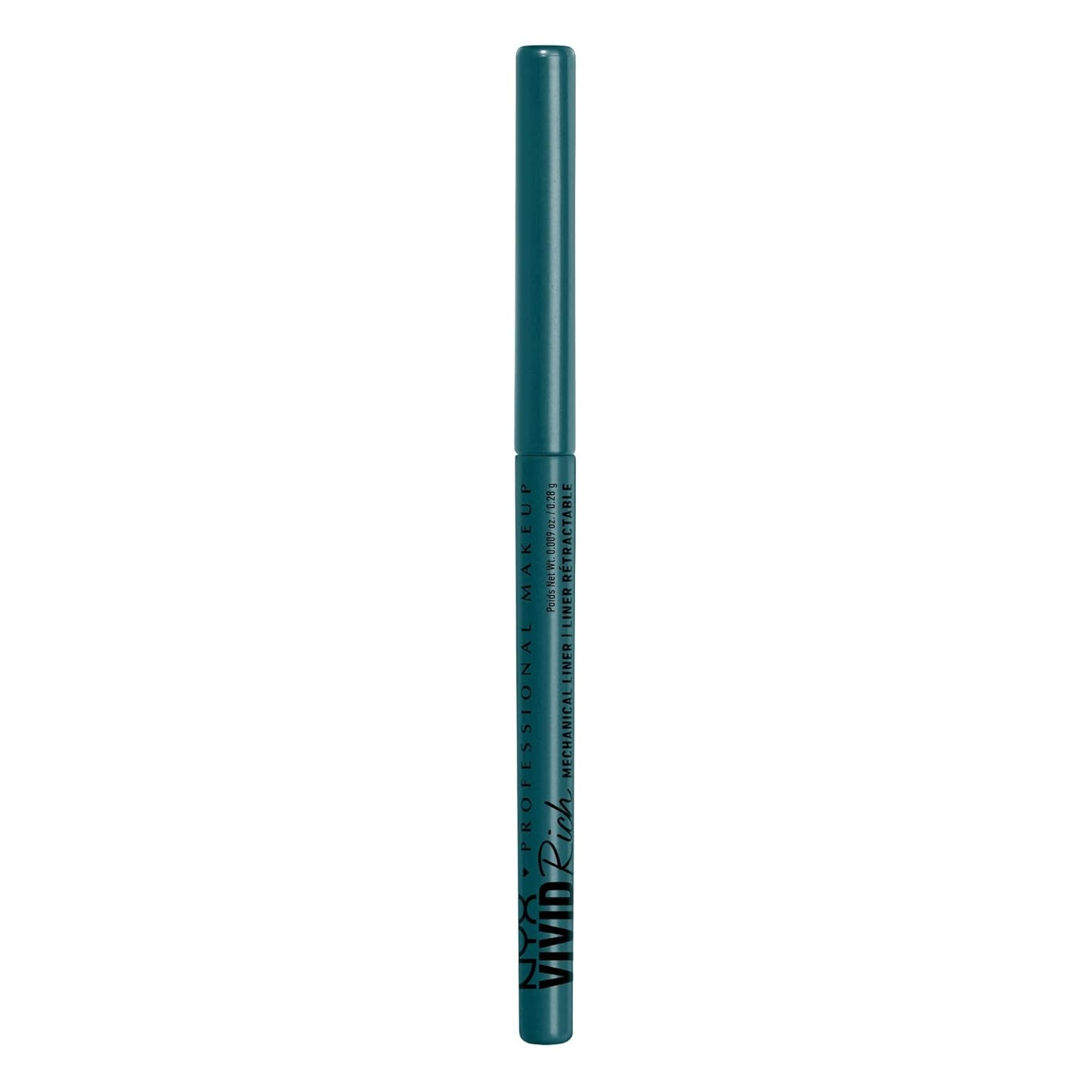 NYX PROFESSIONAL MAKEUP Vivid Rich Mechanical Eye Pencil, Vivid Rich Mechanical, Creamy Retractable Eyeliner - Smokin Topaz, Brown Eyeliner
