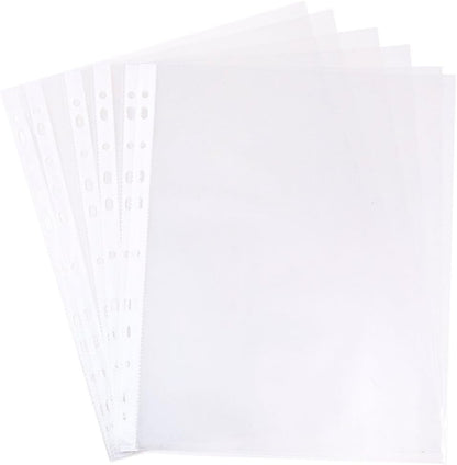 JAM PAPER Sheet Protectors - Fits Standard 8 1/2 x 11 Paper - Clear - 10 Document Sleeves/Pack