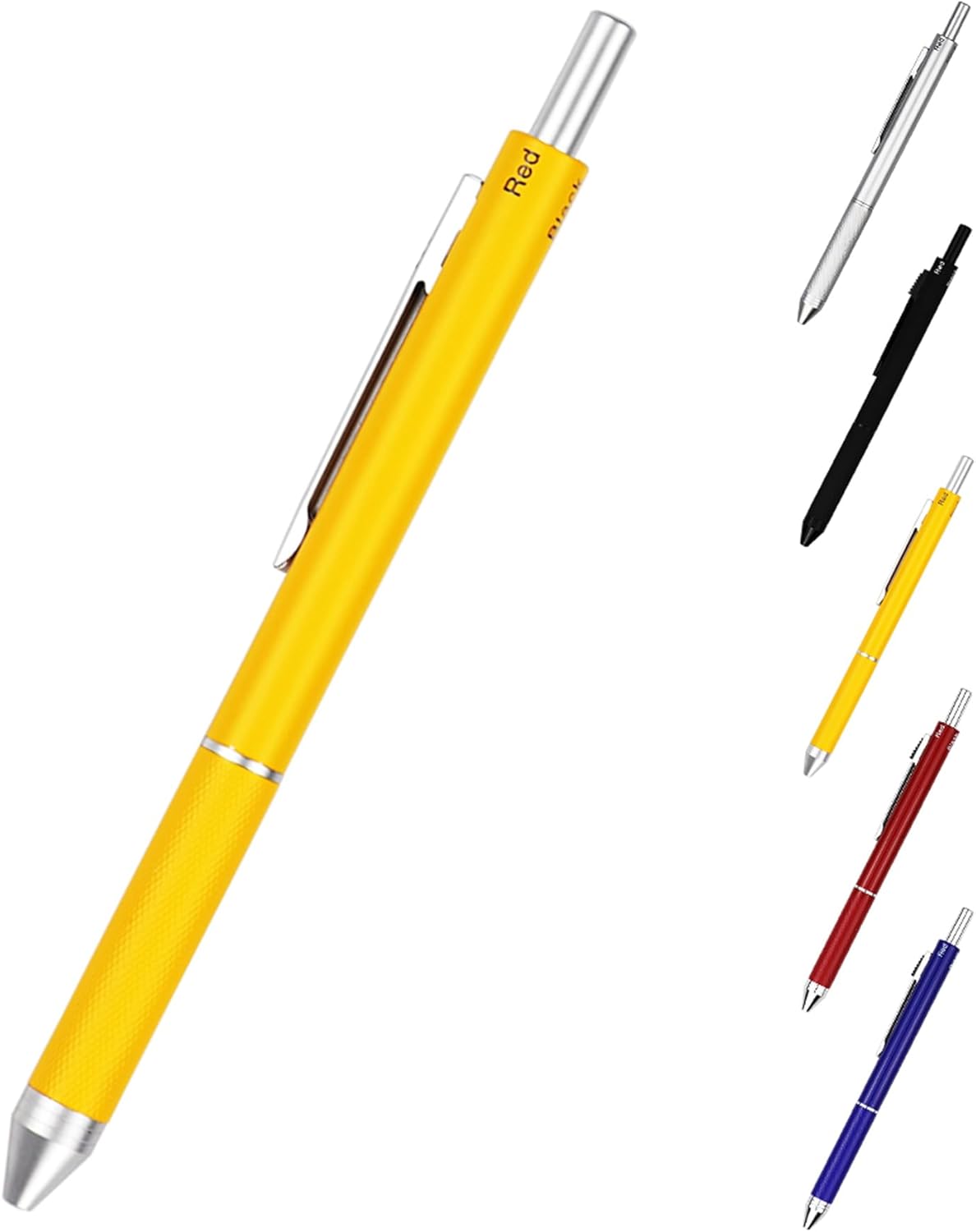 DUNBONG Ballpoint Metal D1 Refill for Multifunction Pen, Black pack of 5 pieces (Black)