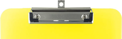Trade Quest Plastic Clipboard Opaque Color Letter Size Low Profile Clip (Pack of 6) (Black)