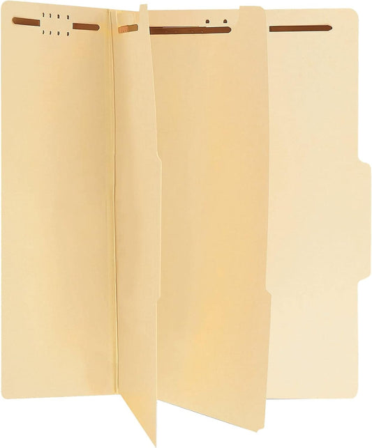 Universal 10310 Manila Classification Folders, Legal, Six-Section, 15/Box