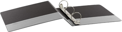 Cardinal Economy 3 Ring Binder, 1 Inch, Presentation View, Black, Holds 225 Sheets, Nonstick, PVC Free, 4 Pack of Binders (79512)