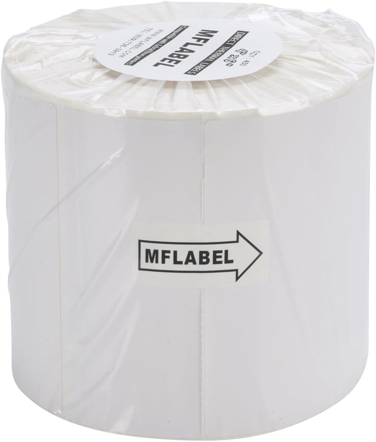 MFLABEL 4x6 Thermal Shipping Labels - 2 Rolls of 250, Perforated & Smudge-Proof Direct Thermal Labels Compatible with Rollo, Zebra, for Amazon UPS FedEx Shopify