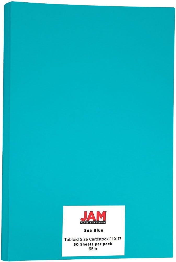 JAM PAPER Ledger Matte 24lb Paper - 90 gsm - 11 x 17 Tabloid - Yellow Recycled - 100 Sheets/Pack