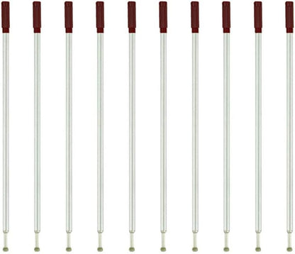 4.5'' Compatible Ballpoint Pen Refills 10 Pack, 1.0mm middle point nib delicate, smooth writing interchangeable ink filling (black)