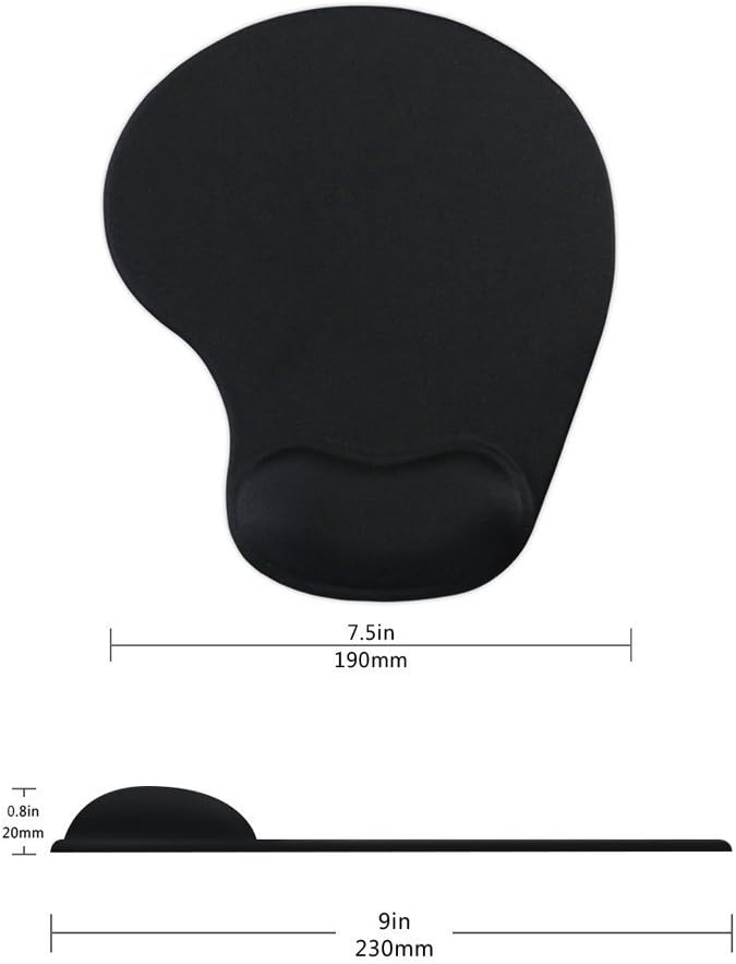 Office Mousepad with Gel Wrist Support - Ergonomic Gaming Desktop Mouse Pad Wrist Rest - Design Gamepad Mat Rubber Base for Laptop Computer -Silicone Non-Slip Special-Textured Surface (01Pink)