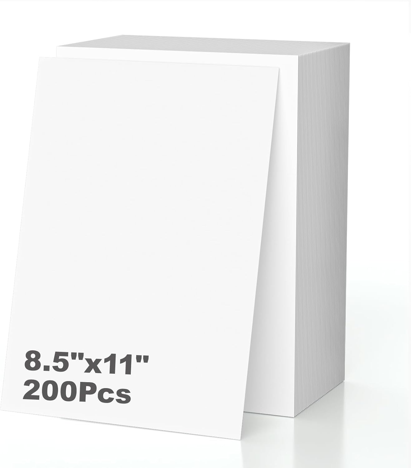 200 Sheets of Cardstock 8.5 x 11, Heavyweight Cover Cream Cardstock Printer Paper 8.5 x 11, 190 gsm Ivory Card Stock Paper for Wedding Invitations, Elegant Stationery, Scrapbooking & DIY Crafts