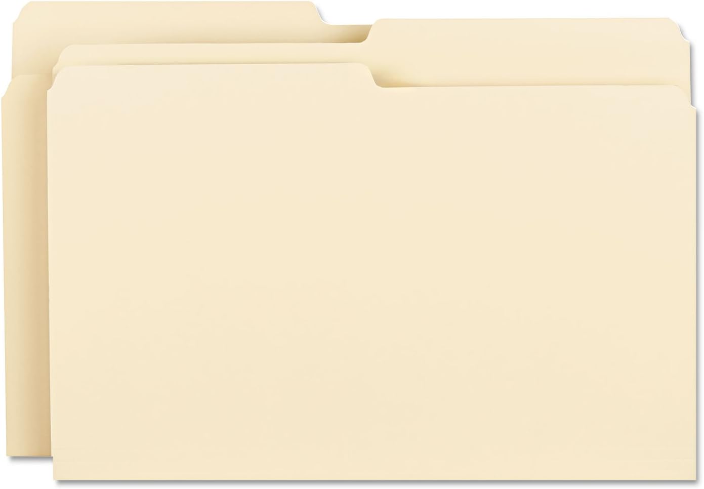 Smead File Folder, 1/3-Cut Tab, Assorted Positions, Legal Size, Manila, 100 per Box (15330)