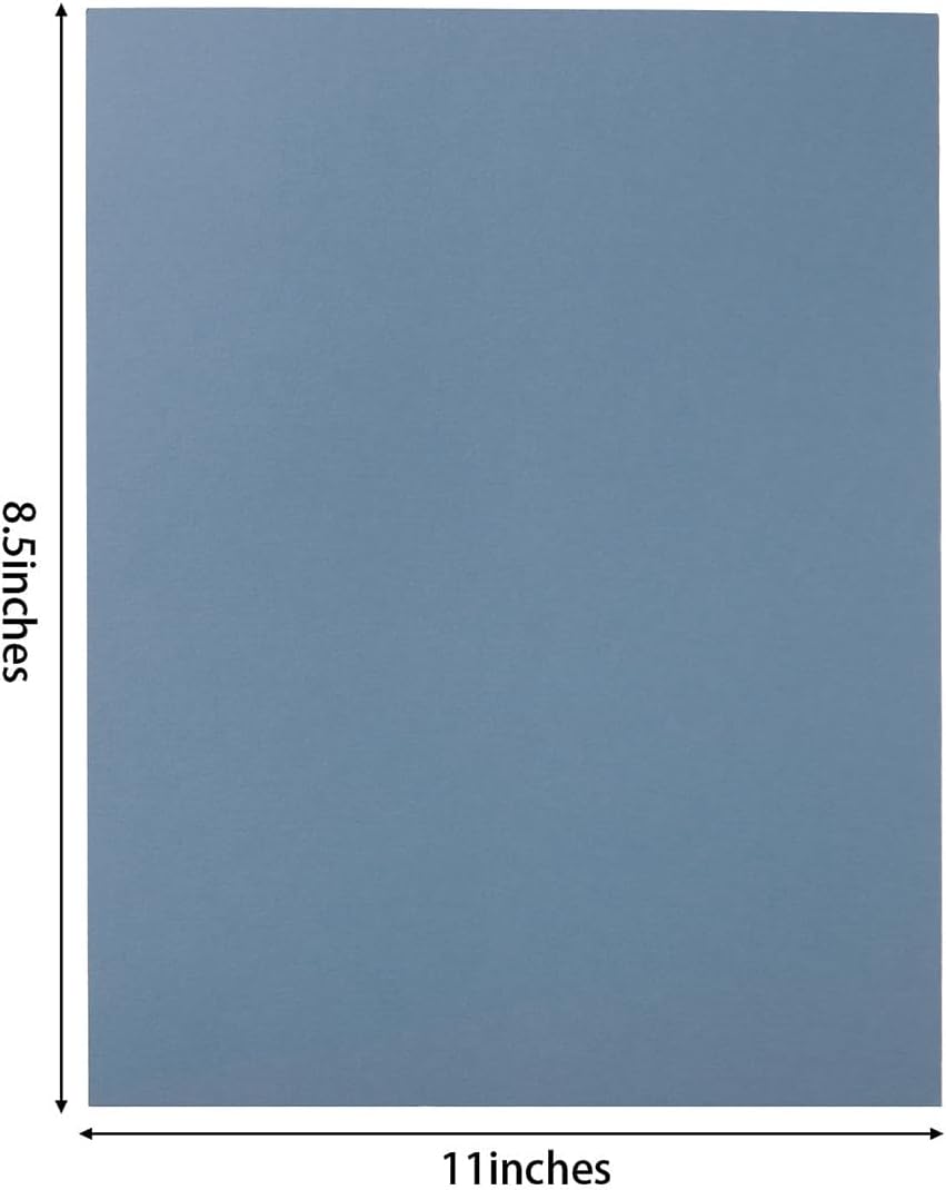 30 sheets Cardstock Paper 8 1/2 x 11 Inches for Crafts and Invitations (White/Red/Blue)