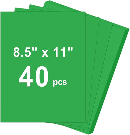 Cardstock 8.5 x 11, Thick Printer Paper 75 lb/200 gsm, 40 Sheets Card Stock White, Heavy Card stock, White CardStock Paper for Invitations, Diy Cards, Business Cards, Menus, Crafts, Drawing etc