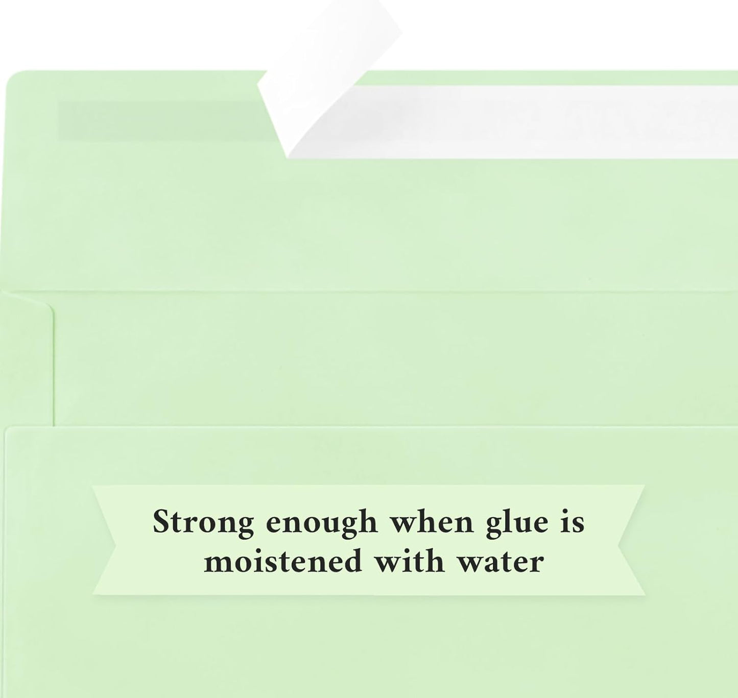 50 Pack #10 Business Envelopes, Sage Green Standard Envelopes Self Seal, Letter Size Mailing Envelopes for Checks Letters Invoices Statements Birthday Graduation Wedding, 4 1/8 x 9 1/2 Inch