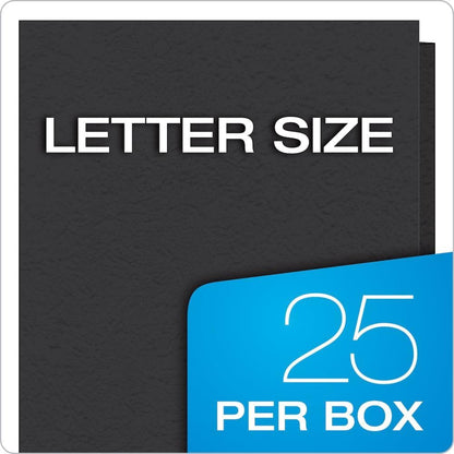 Oxford Two-Pocket Folders w/Fasteners, Red, Letter Size, 25 per Box (57711)