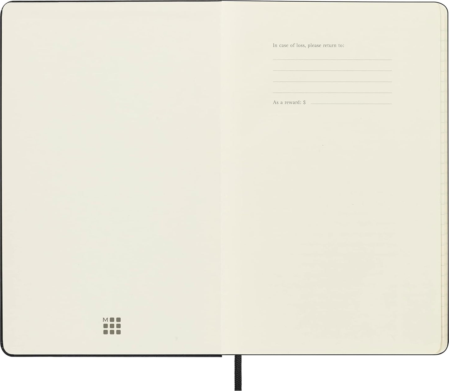 Moleskine Classic Notebook, Large, Ruled, Black, Hard Cover (5 x 8.25)