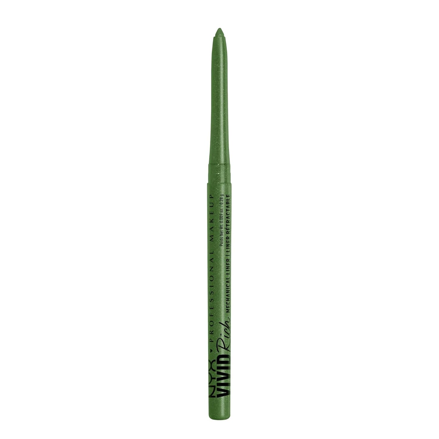 NYX PROFESSIONAL MAKEUP Vivid Rich Mechanical Eye Pencil, Vivid Rich Mechanical, Creamy Retractable Eyeliner - Smokin Topaz, Brown Eyeliner