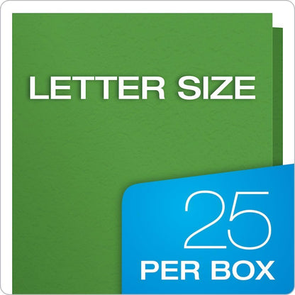 Oxford Two-Pocket Folders w/Fasteners, Red, Letter Size, 25 per Box (57711)