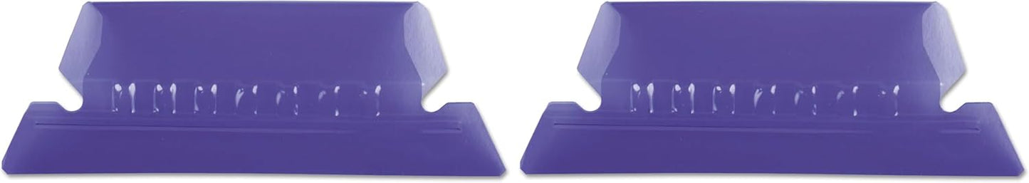 Pendaflex Hanging Folder Tabs, 2", Clear Yellow, 25 Tabs and Inserts per Pack (42 YEL)