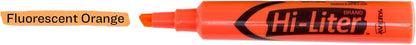 Avery Hi-Liter Desk-Style Highlighters, Smear Safe Ink, Chisel Tip, 12 Fluorescent Orange Highlighters (24050)
