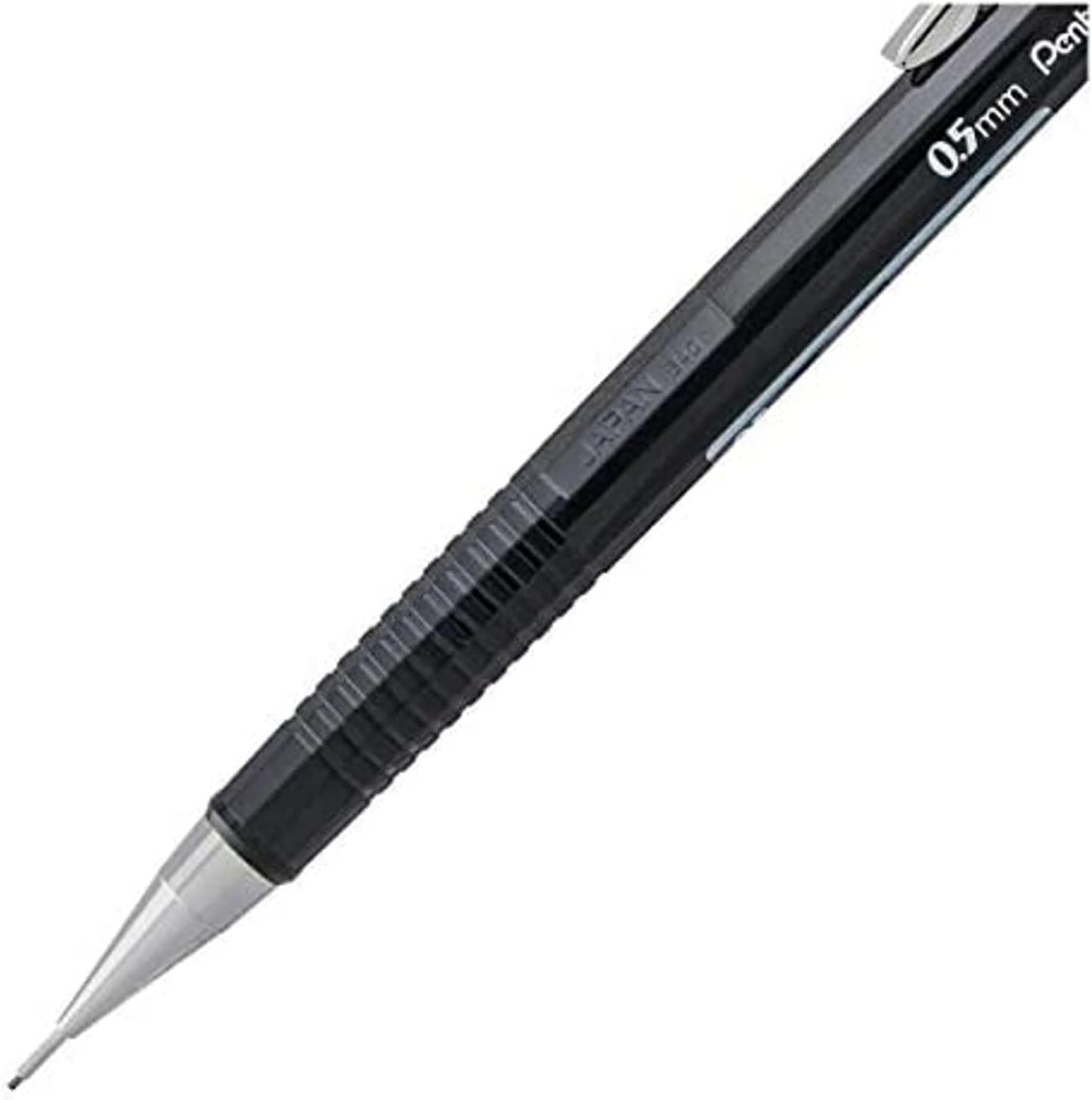 Pentel Sharp Mechanical Pencil 0.5mm, Pack of 5 Black Mechanical Pencils
