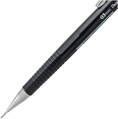 Pentel Sharp Mechanical Pencil 0.5mm, Pack of 5 Black Mechanical Pencils