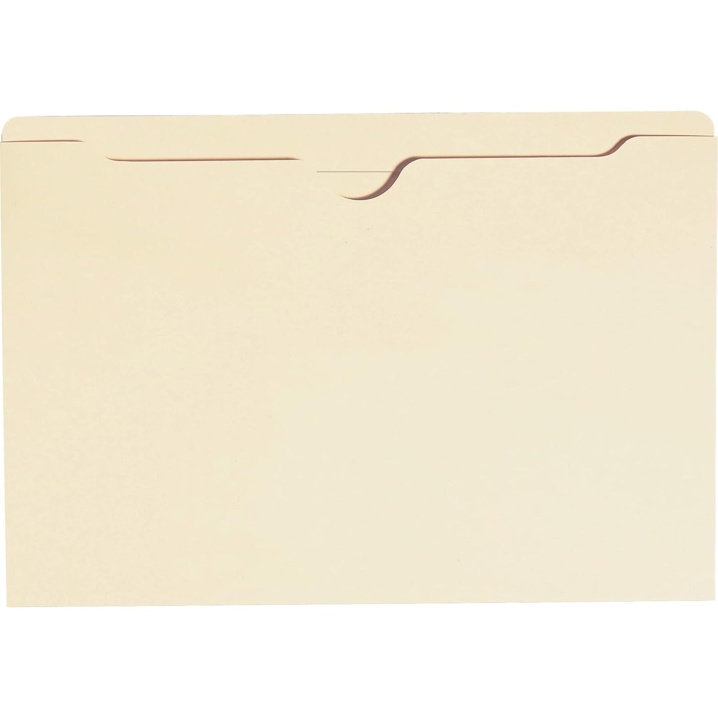 Smead File Jacket, Reinforced Straight-Cut Tab, Flat-No Expansion, Letter Size, Manila, 100 per Box (75500)