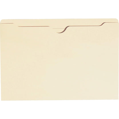 Smead File Jacket, Reinforced Straight-Cut Tab, Flat-No Expansion, Letter Size, Manila, 100 per Box (75500)