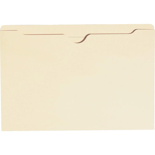 Smead File Jacket, Reinforced Straight-Cut Tab, Flat-No Expansion, Letter Size, Manila, 100 per Box (75500)