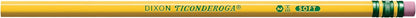 Ticonderoga Wood-Cased Pencils, Pre-Sharpened, 2 HB Soft, Yellow, 12 Count