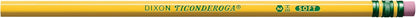 Ticonderoga Wood-Cased Pencils, Pre-Sharpened, 2 HB Soft, Yellow, 12 Count