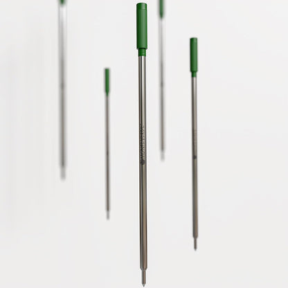 Monteverde USA Soft Ballpoint Refills to Fit Cross Pens, Medium Point, Green Ink, 2-Pack – Bold and Smooth Writing Solution