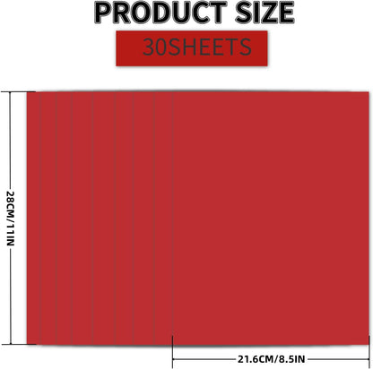 30 Sheets Sage Green Cardstock 8.5'' x 11'', 250gsm/92lb Heavyweight Cover Cardstock Paper, Thick and Smooth Card Stock Perfect for Invitations, Menus, Crafts, DIY Cards, Arts and Crafts