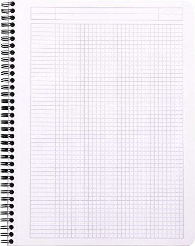 Rhodia 193101C - Spiral Notebook (Full Bound) White Notebook - A4+ - Ruled - 160 Detachable Pages - Clairefontaine Paper 80 g/m - Soft and Resistant Coated Card Cover - Classic