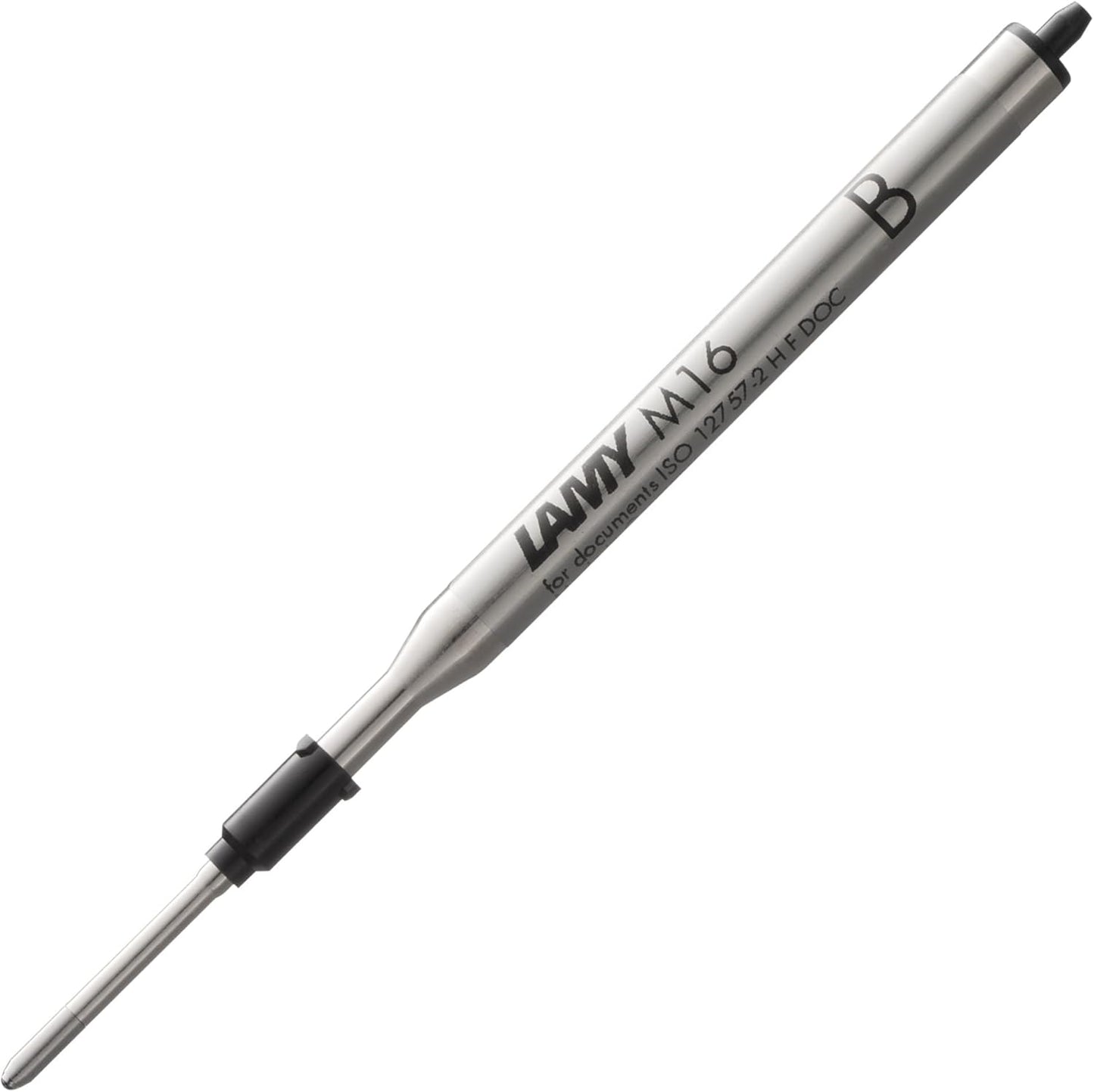 Lamy M16 ballpoint pen refill with large capacity, metal - Original replacement refill for all ballpoint pen models - Indelible - Broad line width in black ink