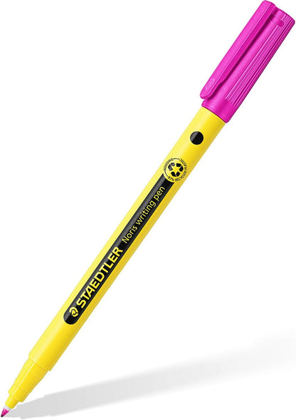 STAEDTLER 307 Noris Writing Pen - Handwriting Pens - 0.6mm Line Width - Ideal for School, Work, Office, etc (Blue)