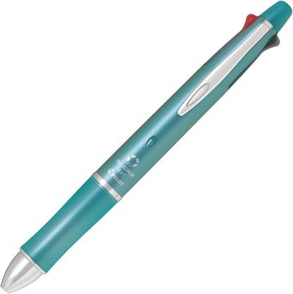 Pilot Mult Function Pen Dr. Grip 4+1, 0.7mm Acro Ink Ballpoint Pen, 0.5mm Mechanical Pencil, Silver (BKHDF1SF-SP)