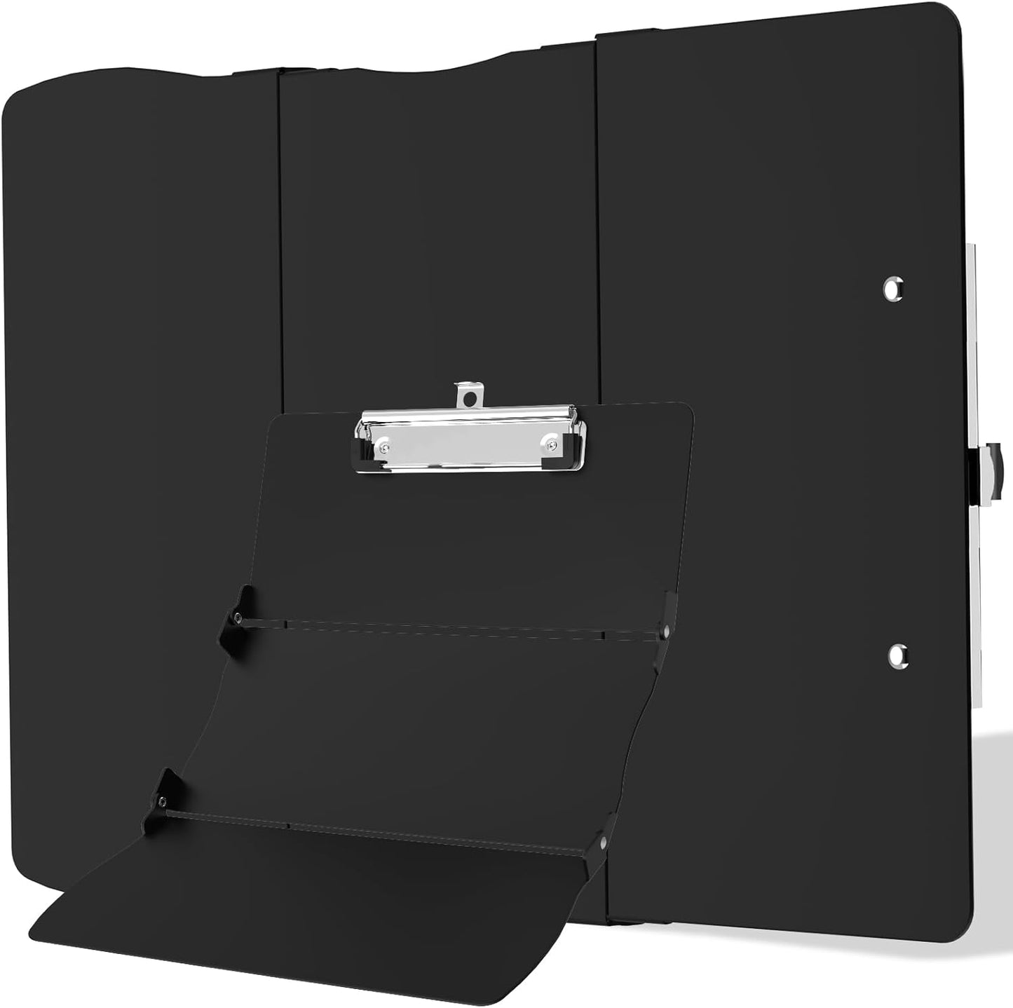 Nursing Clipboard Foldable Clipboard Medical: Edition Cheat Sheets Aluminum 3 Layers Foldable Clipboards Nursing Pocket Size Profile Clip Nurse Clipboards Notepad for Nurses Students and Doctors