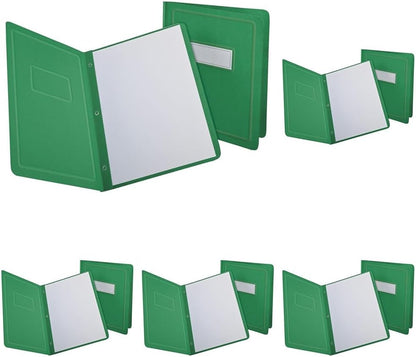 Oxford® Panel & Border Report Cover, Letter Size, Green (52503)