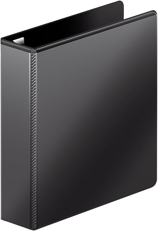 Wilson Jones 3 Ring Binder 4 Inch, Ultra Duty D-Ring View Binder with Extra Durable Hinge, Customizable, Black (W86641)